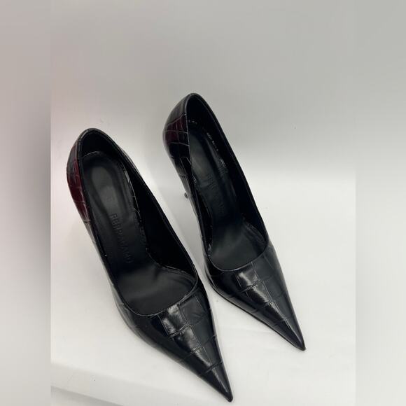 Ferragamo Eva Pump Nero Croc - Picture 4 of 11